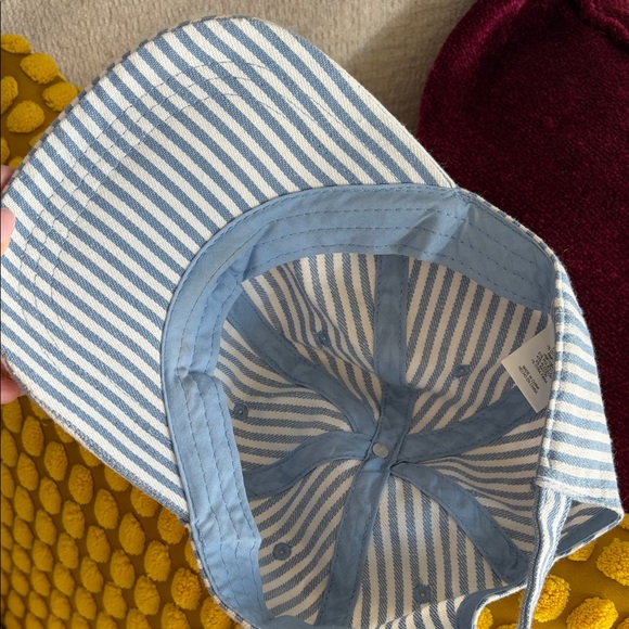 Universal Thread Blue and White Striped Hat - Picture 5 of 7